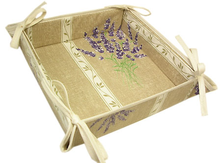 Provencal bread basket (Lavender 2007. natural) - Click Image to Close